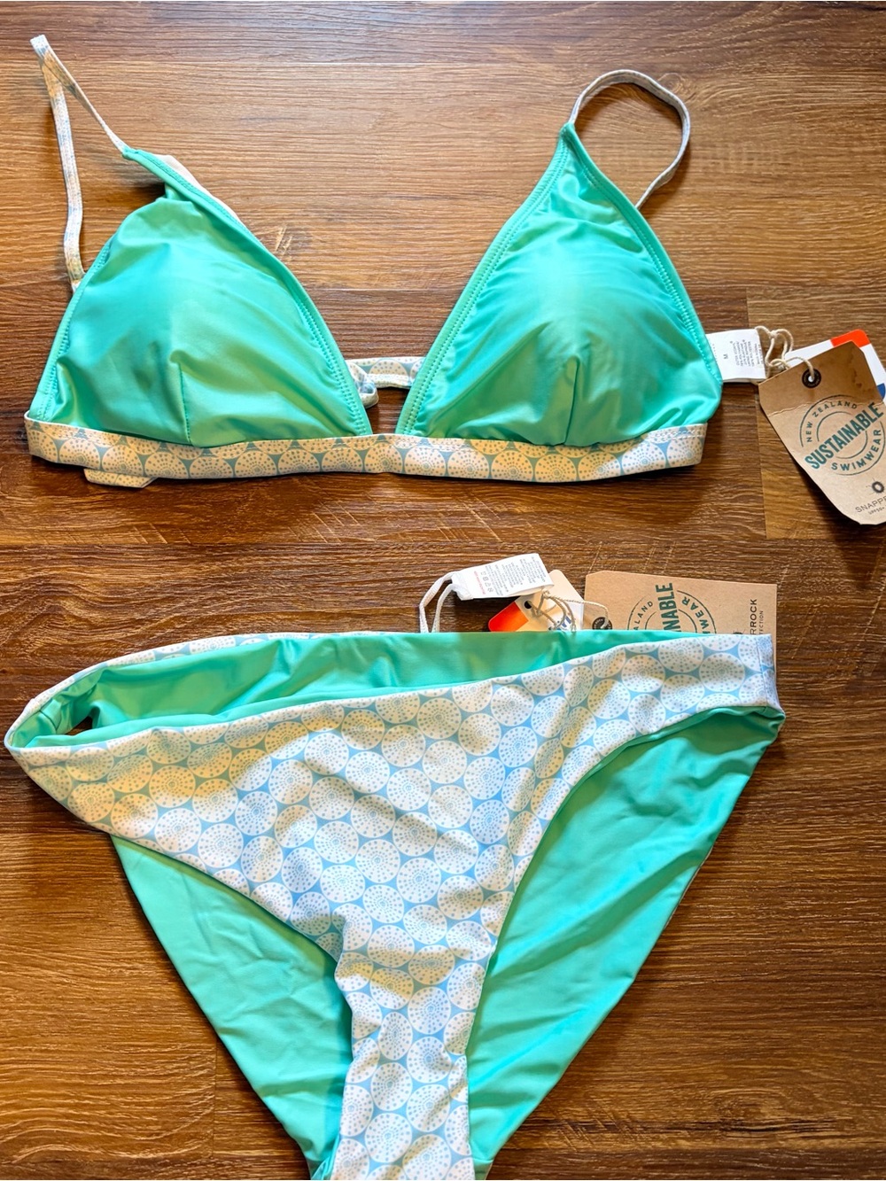 🌊 Snapper Rock Reversible Bikini Set Mixed Size (M/L) NWT 👙✨
